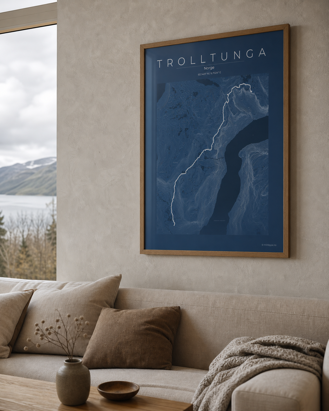 Trolltunga 30x40cm 250gm