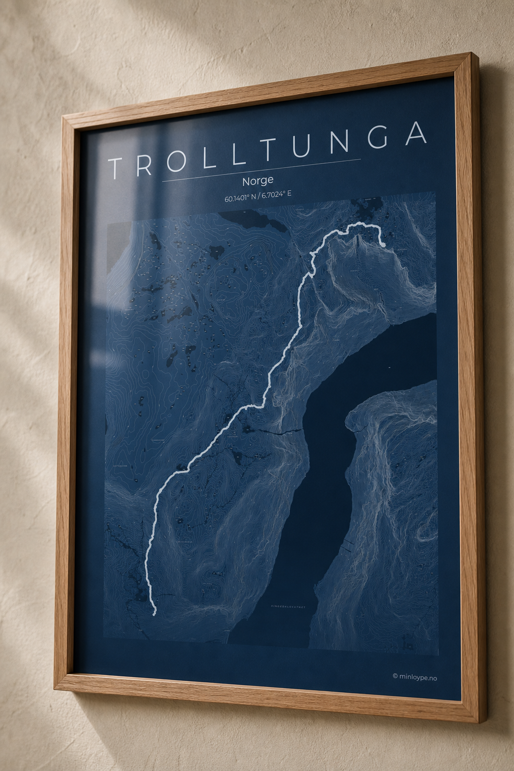 Trolltunga 30x40cm 250gm