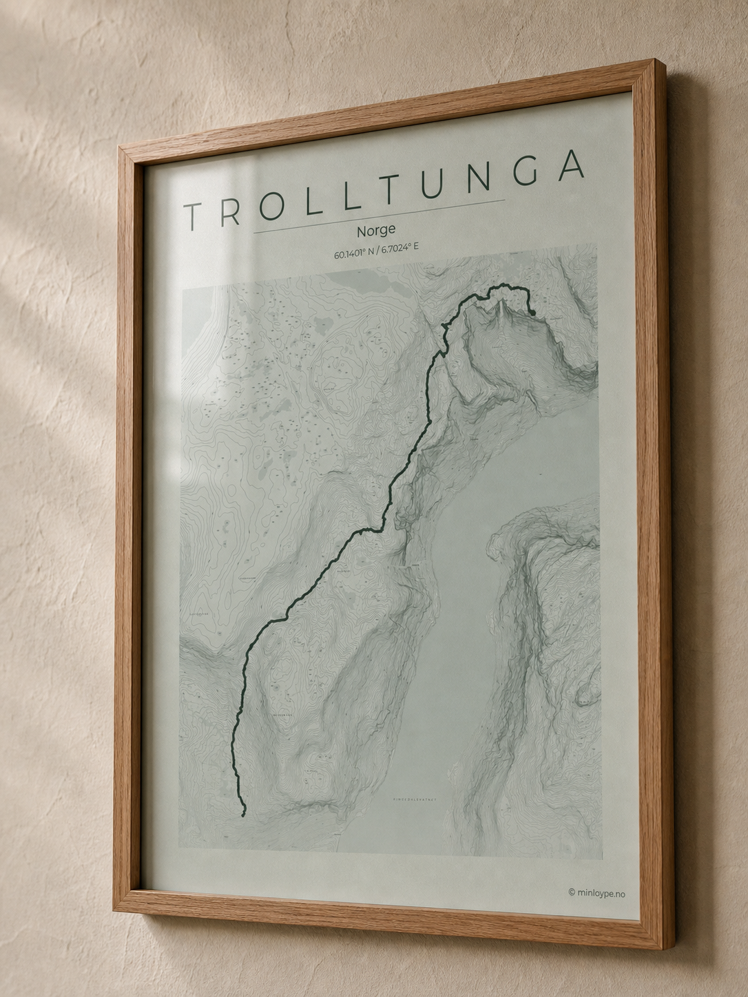 Trolltunga 30x40cm Premium print