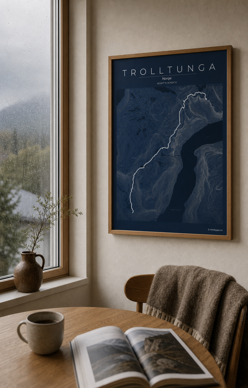 Trolltunga 30x40cm 250gm