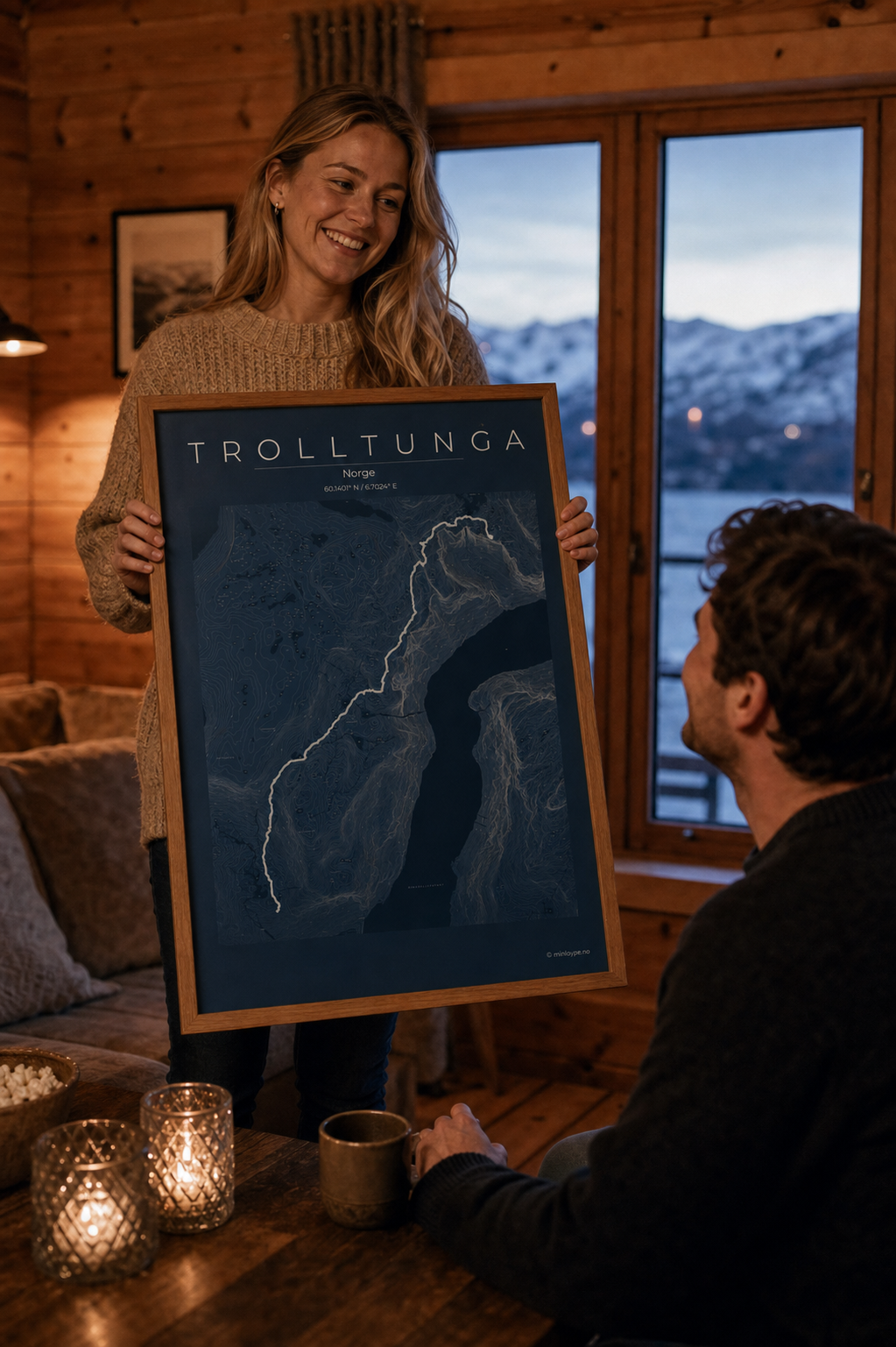 Trolltunga 30x40cm 250gm